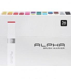 Alpha Brush Marker 36colors