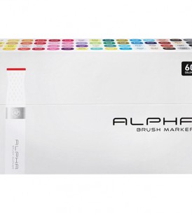 Alpha Brush Marker 60colors