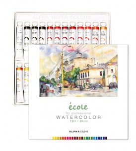 Ecole Watercolor 7.5ml 24colors