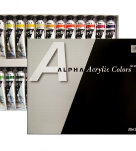 Silver Acrylic colors 20ml 24T
