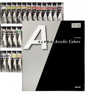 Silver Acrylic colors 20ml 36T